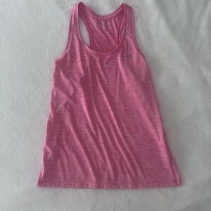 Under Armour Women's Heathered Pink Tank Top